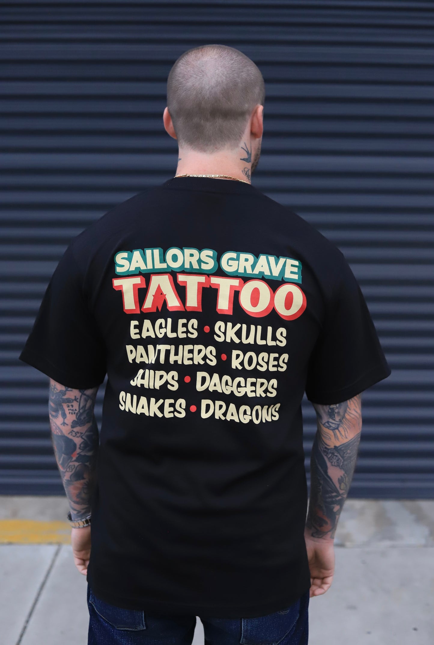 SAILORS GRAVE SIGN PAINT SHIRT